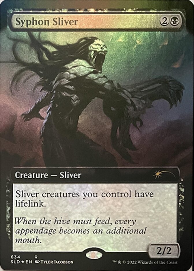 Syphon Sliver (Extended Art) [Secret Lair Drop Promos] | Silver Goblin