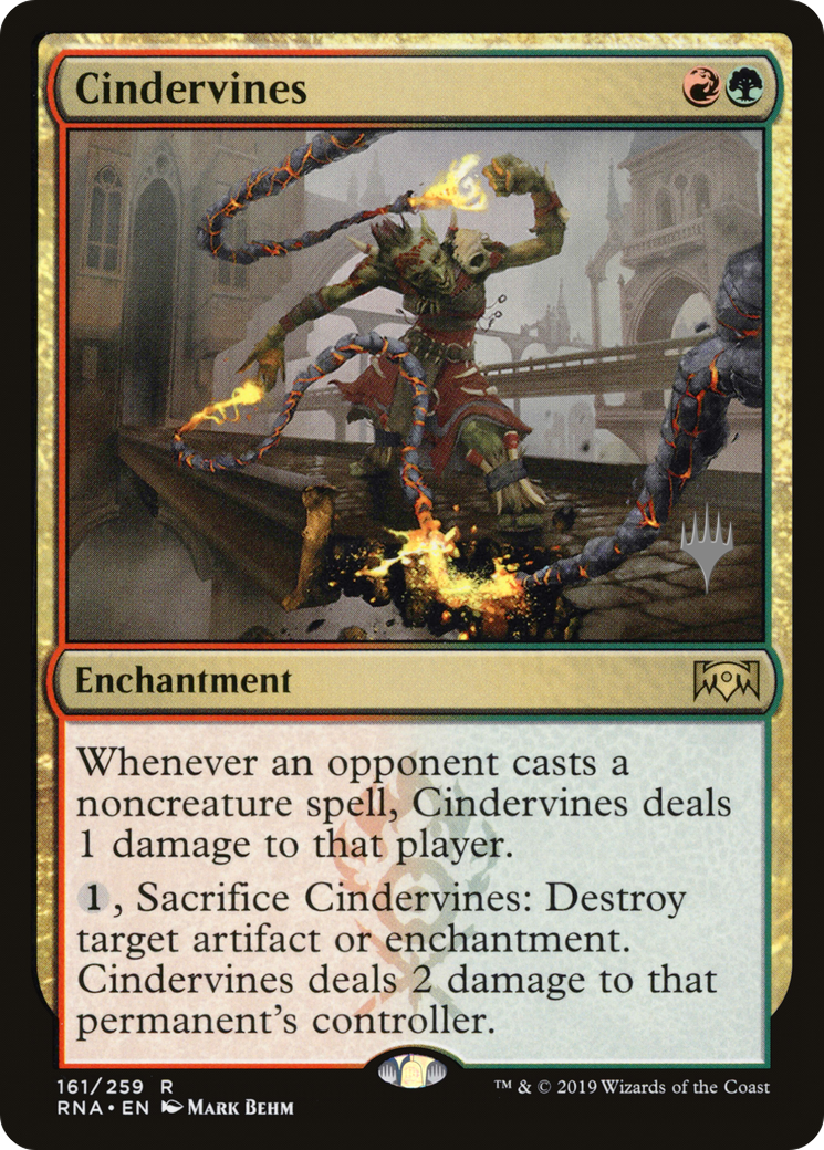 Cindervines (Promo Pack) [Ravnica Allegiance Promos] | Silver Goblin