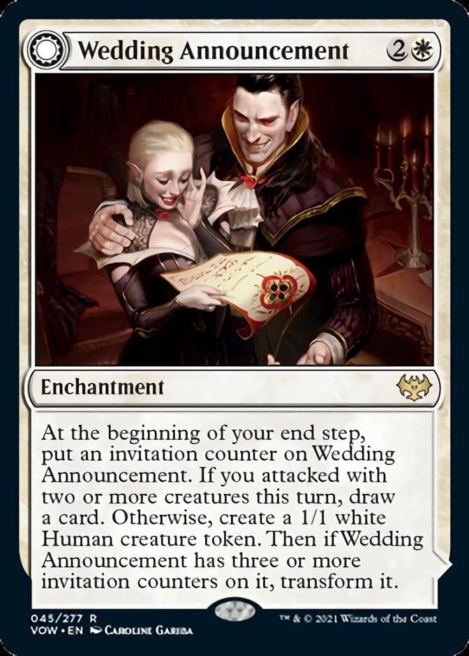 Wedding Announcement // Wedding Festivity [Innistrad: Crimson Vow] Foil