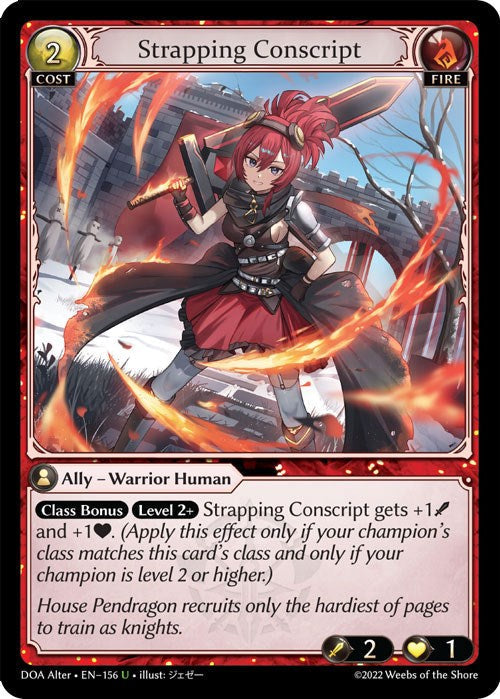 Strapping Conscript (156) [Dawn of Ashes: Alter Edition] Foil