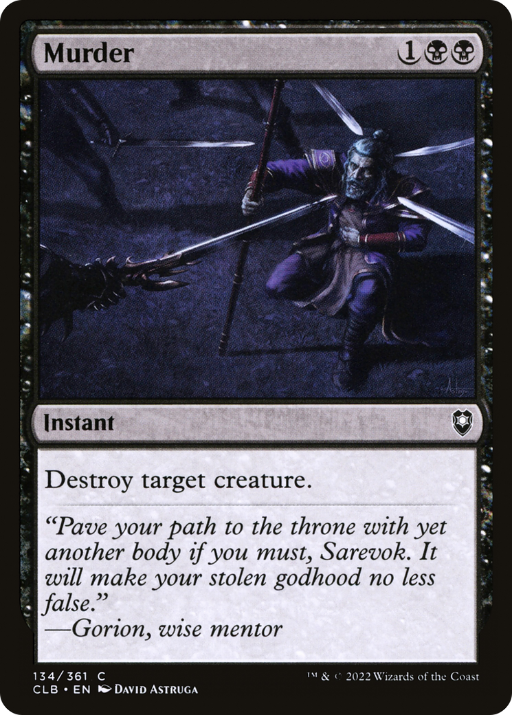 Murder [Commander Legends: Battle for Baldur's Gate]