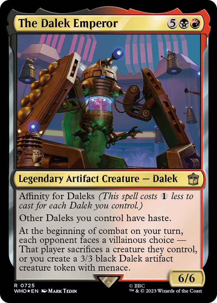 The Dalek Emperor (Surge Foil) [Doctor Who] | Silver Goblin