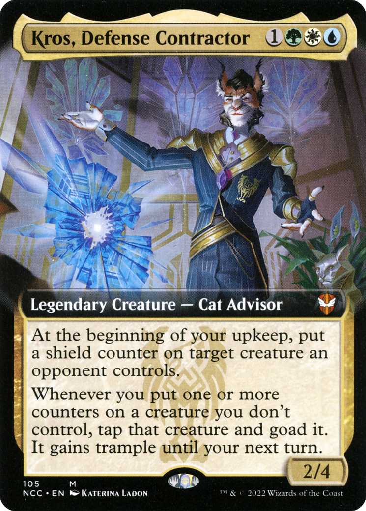 Kros, Defense Contractor (Extended Art) [Streets of New Capenna Commander] | Silver Goblin