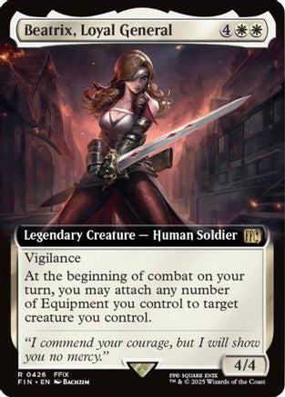 Beatrix, Loyal General (Extended Art) (426) Foil - FINAL FANTASY