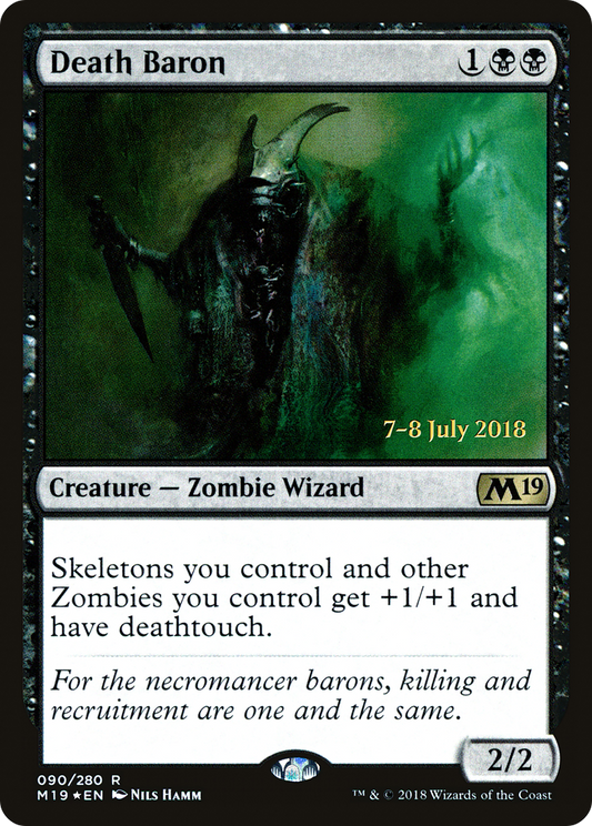 Death Baron [Core Set 2019 Prerelease Promos]