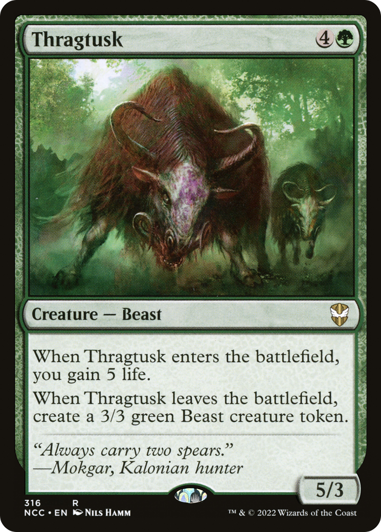 Thragtusk [Streets of New Capenna Commander] | Silver Goblin