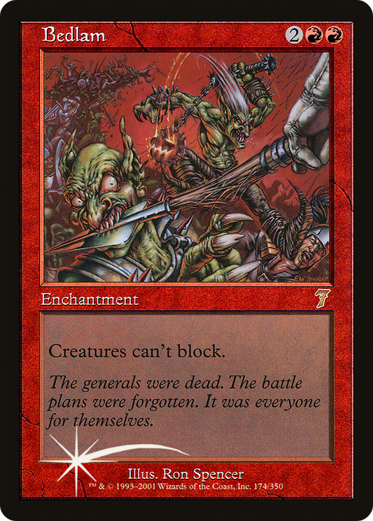 Bedlam (174) Foil - Seventh Edition
