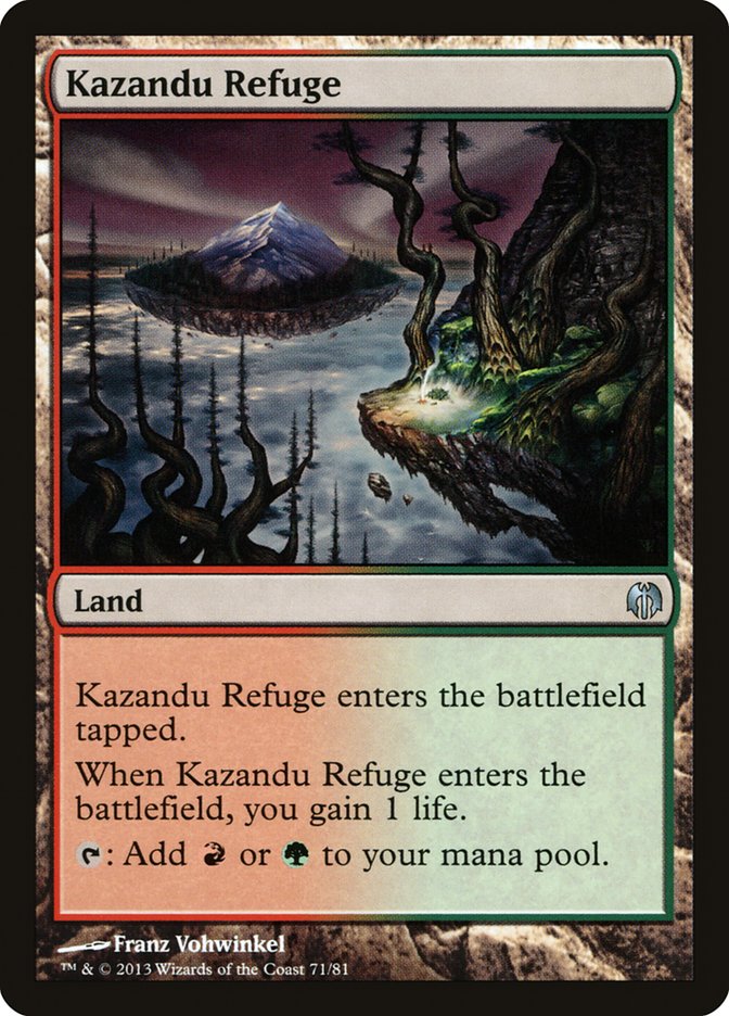 Kazandu Refuge [Duel Decks: Heroes vs. Monsters] | Silver Goblin