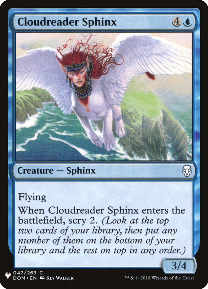 Cloudreader Sphinx [Mystery Booster] | Silver Goblin