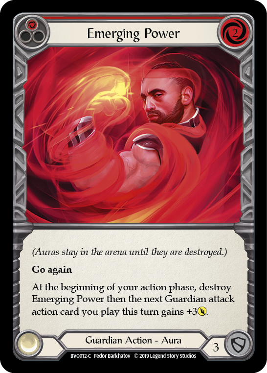 Emerging Power (Red) 1st Edition  (BVO012) - Hero Deck: Bravo | Silver Goblin