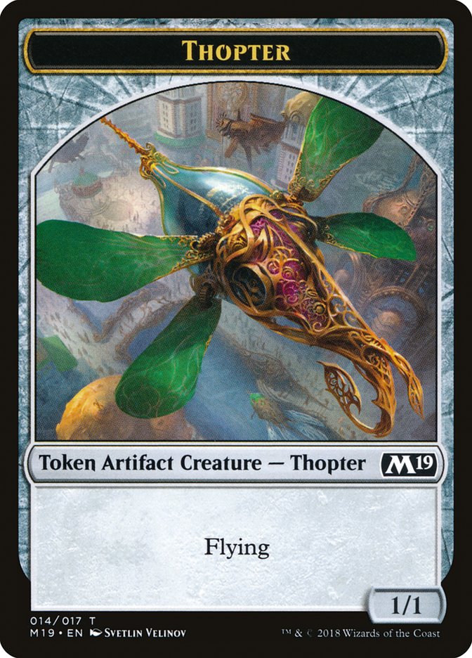 Zombie // Thopter Double-Sided Token (Game Night) [Core Set 2019 Tokens] | Silver Goblin