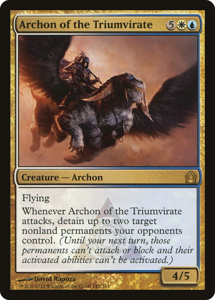 Archon of the Triumvirate [Return to Ravnica] | Silver Goblin