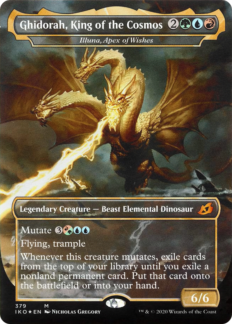 Illuna, Apex of Wishes - Ghidorah, King of the Cosmos (Godzilla Series) [Ikoria: Lair of Behemoths] | Silver Goblin