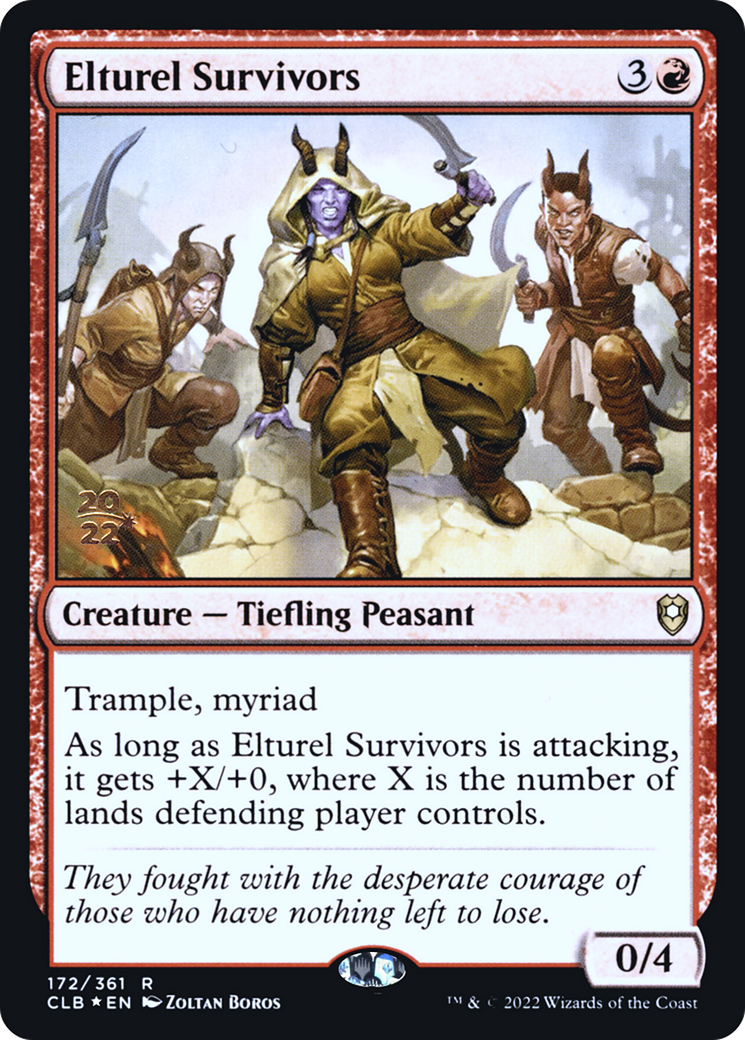 Elturel Survivors [Commander Legends: Battle for Baldur's Gate Prerelease Promos] | Silver Goblin