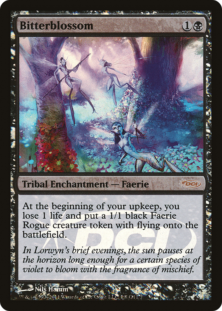 Bitterblossom (001) Foil - Judge Gift Cards 2011