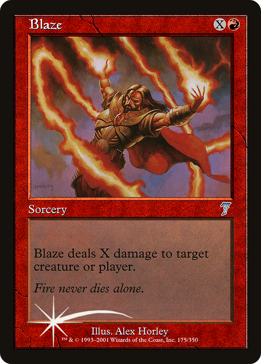 Blaze (175) Foil - Seventh Edition