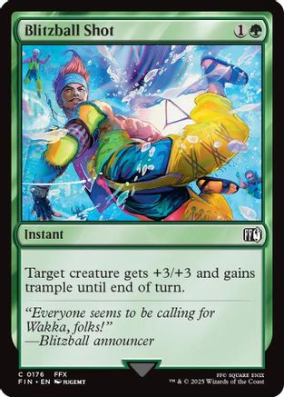 Blitzball Shot (176) Foil - FINAL FANTASY