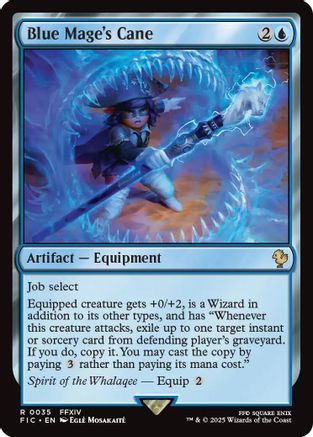 Blue Mage's Cane (035) Surge Foil - Commander: FINAL FANTASY