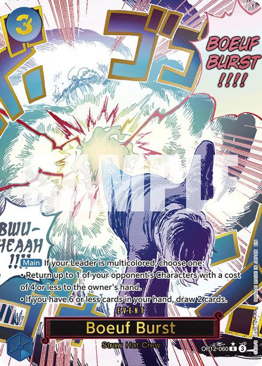 Boeuf Burst (Alternate Art) (OP12-060) Foil