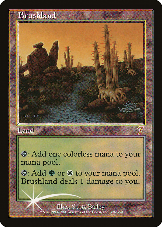 Brushland (326) Foil - Seventh Edition