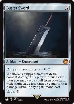Buster Sword (255) Foil - FINAL FANTASY
