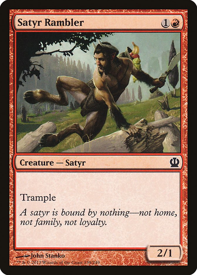 Satyr Rambler [Theros] | Silver Goblin