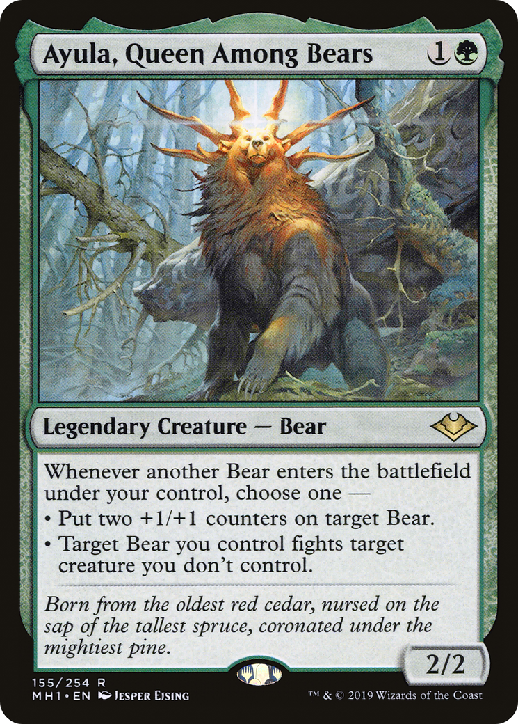 Ayula, Queen Among Bears [Modern Horizons] | Silver Goblin