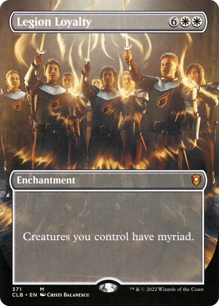 Legion Loyalty (Borderless Alternate Art) [Commander Legends: Battle for Baldur's Gate]