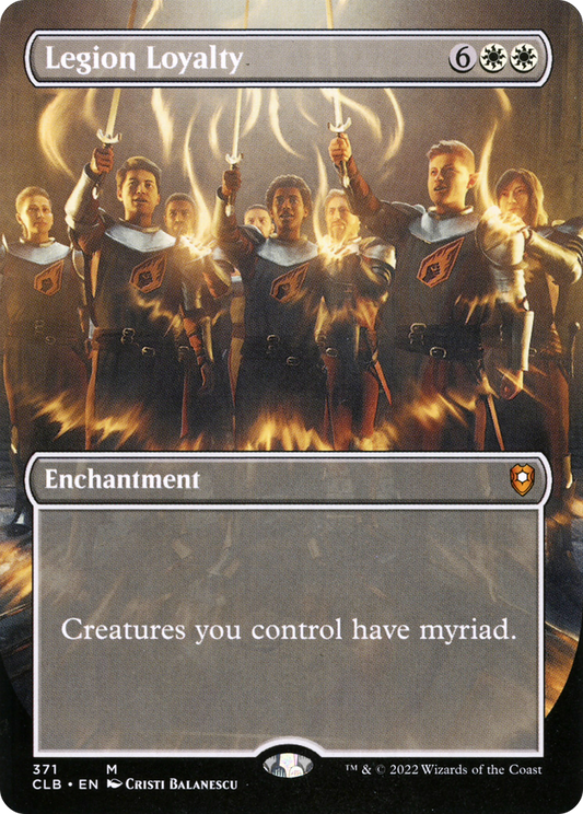 Legion Loyalty (Borderless Alternate Art) [Commander Legends: Battle for Baldur's Gate]