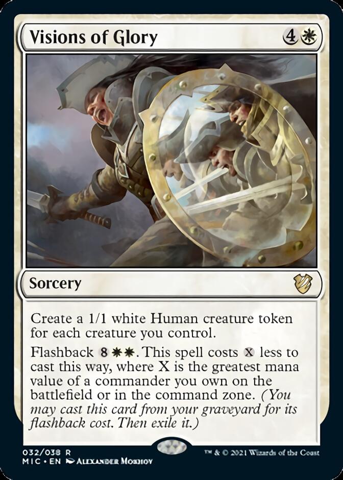 Visions of Glory [Innistrad: Midnight Hunt Commander] | Silver Goblin