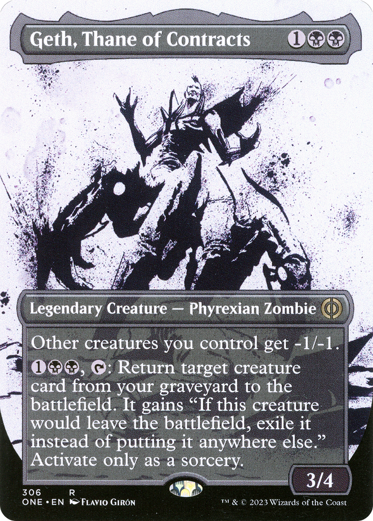 Geth, Thane of Contracts (Borderless Ichor) [Phyrexia: All Will Be One] | Silver Goblin