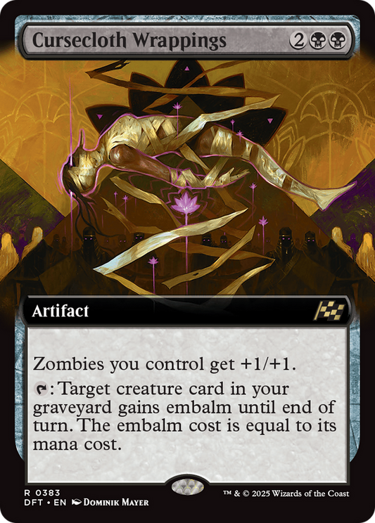 Cursecloth Wrappings (Extended Art) Foil (383) - Aetherdrift