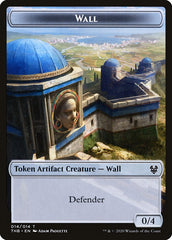 Human Soldier // Wall Double-Sided Token [Theros Beyond Death Tokens] | Silver Goblin