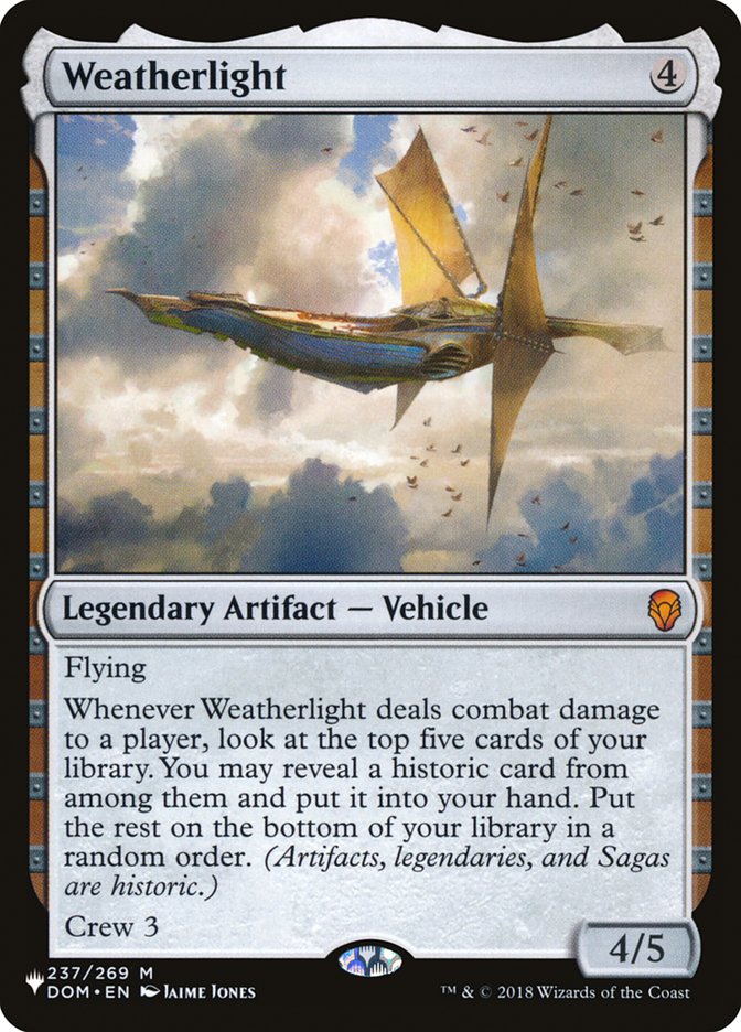 Weatherlight [The List] | Silver Goblin