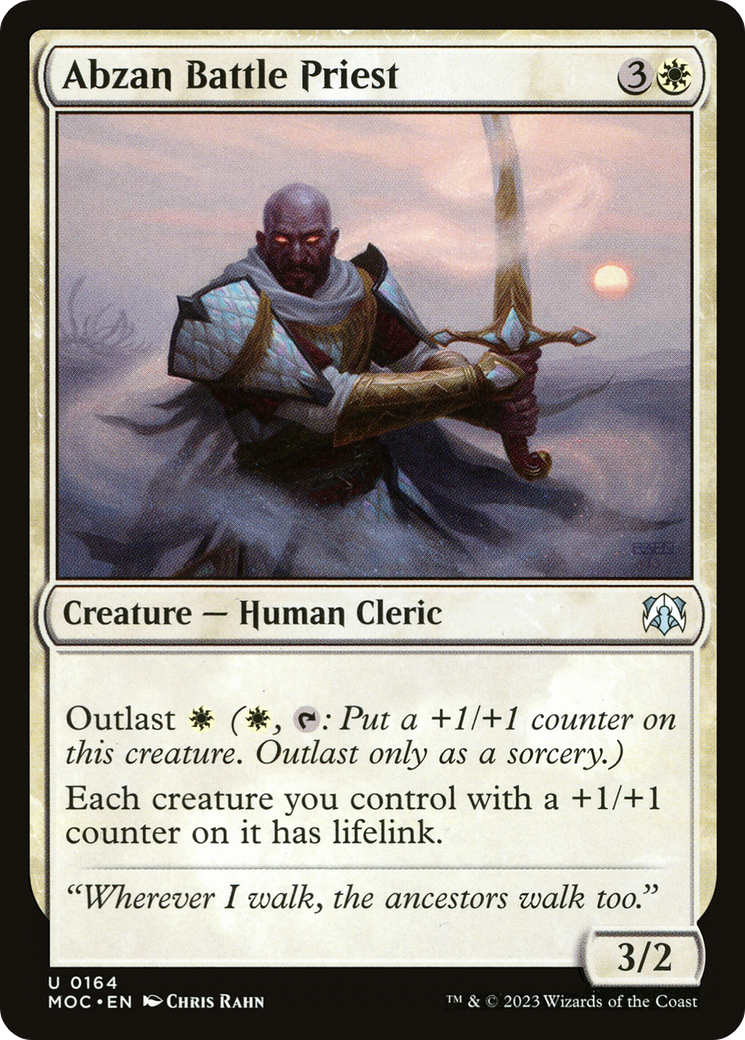 Abzan Battle Priest [March of the Machine Commander] | Silver Goblin