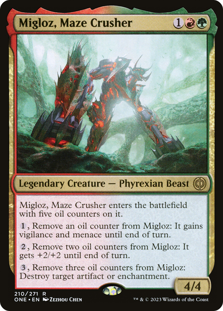 Migloz, Maze Crusher [Phyrexia: All Will Be One] | Silver Goblin