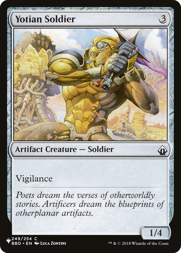 Yotian Soldier [The List] Foil