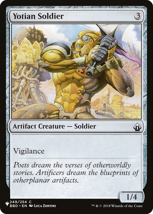 Yotian Soldier [The List] Foil