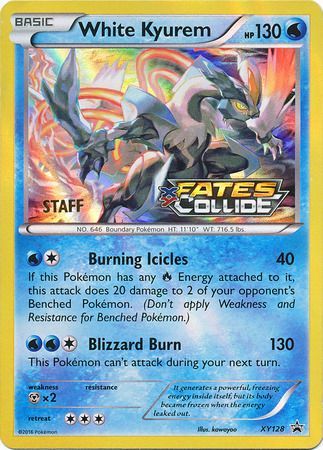 White Kyurem (XY128) (Staff) [XY: Black Star Promos] | Silver Goblin