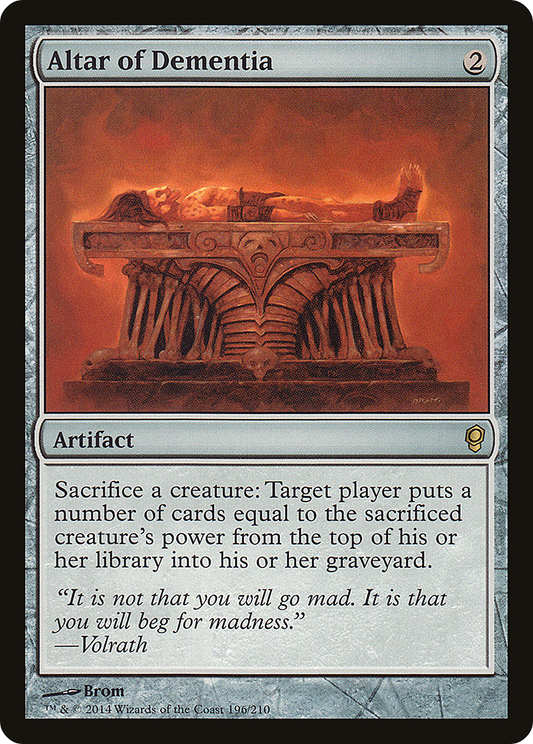 Altar of Dementia [Conspiracy] Foil