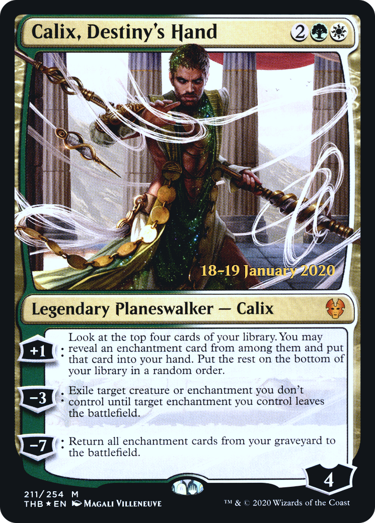 Calix, Destiny's Hand [Theros Beyond Death Prerelease Promos] | Silver Goblin