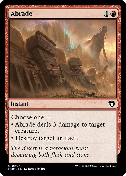 Abrade [Commander Masters] Foil