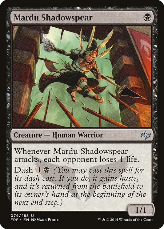Mardu Shadowspear [Fate Reforged] Foil