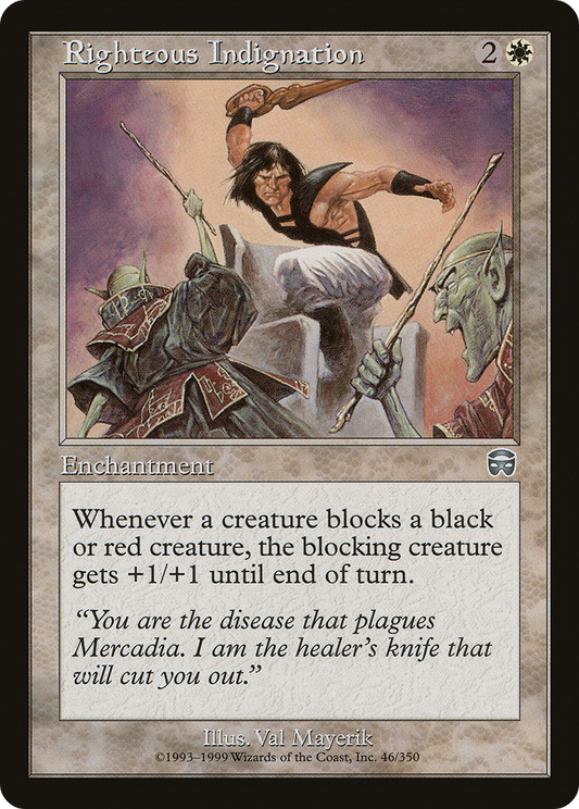 Righteous Indignation [Mercadian Masques] Foil