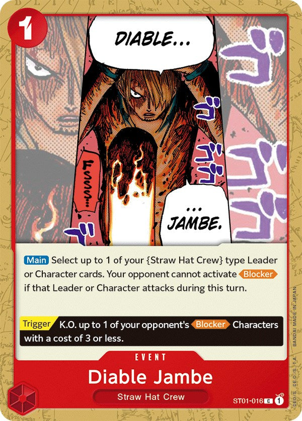 Diable Jambe [Starter Deck: Straw Hat Crew] | Silver Goblin