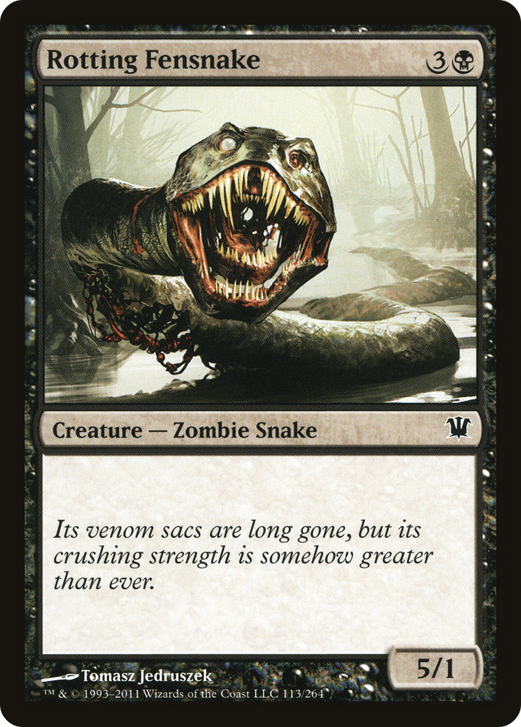 Rotting Fensnake [Innistrad] | Silver Goblin