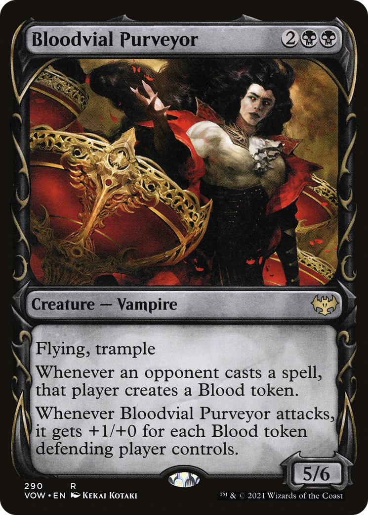 Bloodvial Purveyor (Showcase Fang Frame) [Innistrad: Crimson Vow] | Silver Goblin