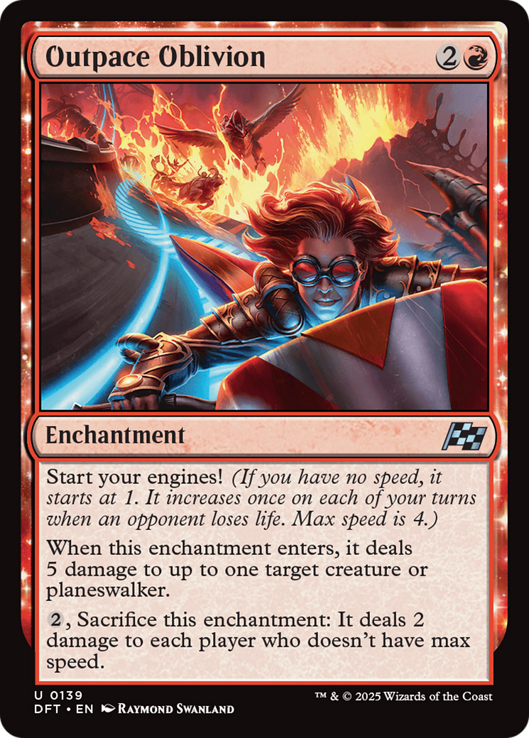 Outpace Oblivion Foil (139) - Aetherdrift