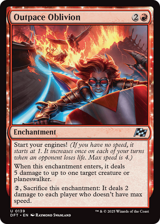 Outpace Oblivion Foil (139) - Aetherdrift