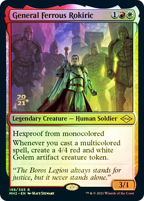 General Ferrous Rokiric [Modern Horizons 2 Prerelease Promos] | Silver Goblin